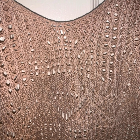 🌺3 For$24🌼 NWT Beige Crochet Beach Dress Cover Up - Picture 8 of 10